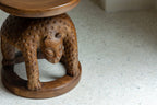 Table d'appoint sculpturale tribale