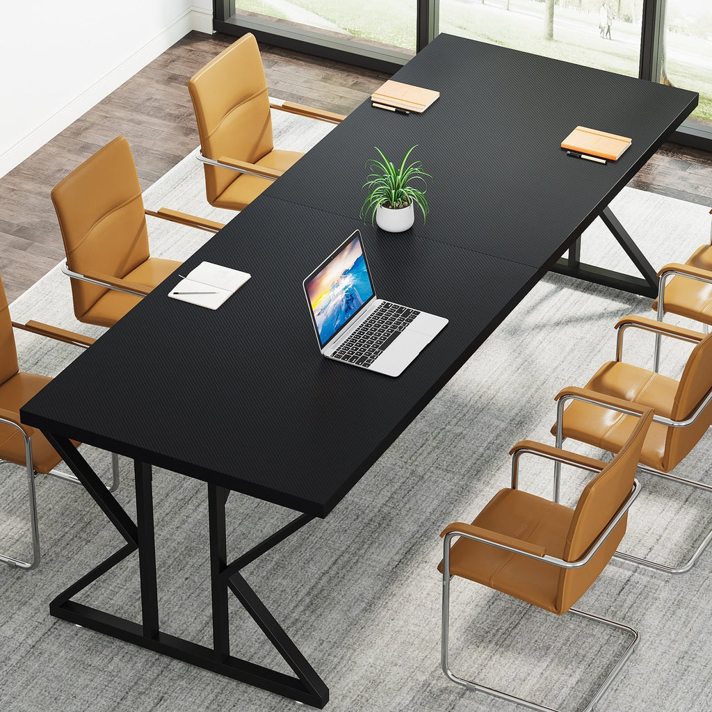 Bureau exécutif de 70,8 pouces, grand poste de travail informatique