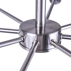 Plafonnier semi-encastré Spoutnik noir/doré pour salon, cuisine, bureau, chambre à coucher, hall d'entrée