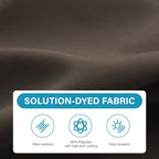 Parasol de marché rectangulaire de 8 x 10 pieds avec manivelle et inclinaison, résistant aux UV