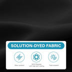 Parasol de marché rectangulaire de 8 x 10 pieds avec manivelle et inclinaison, résistant aux UV