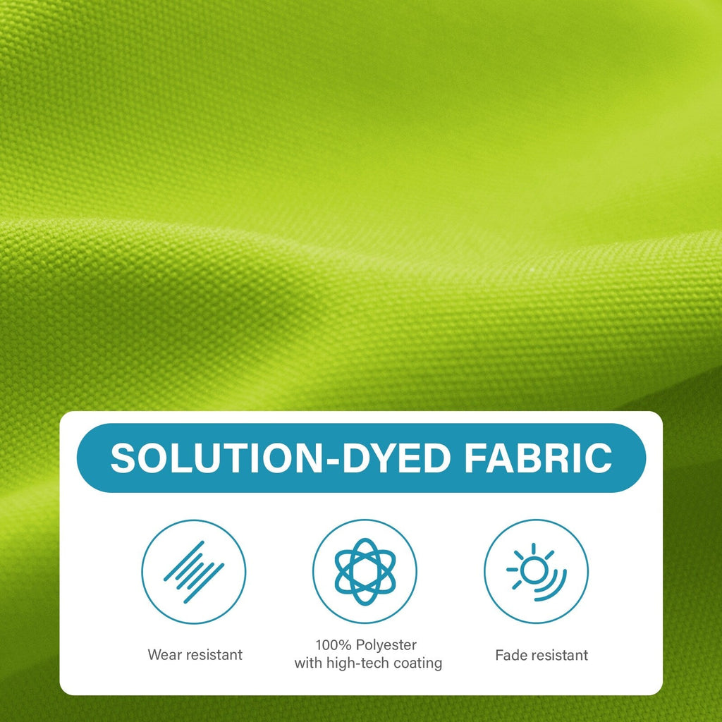 Parasol de marché rectangulaire de 8 x 10 pieds avec manivelle et inclinaison, résistant aux UV