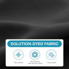 Parasol de marché rectangulaire de 8 x 10 pieds avec manivelle et inclinaison, résistant aux UV