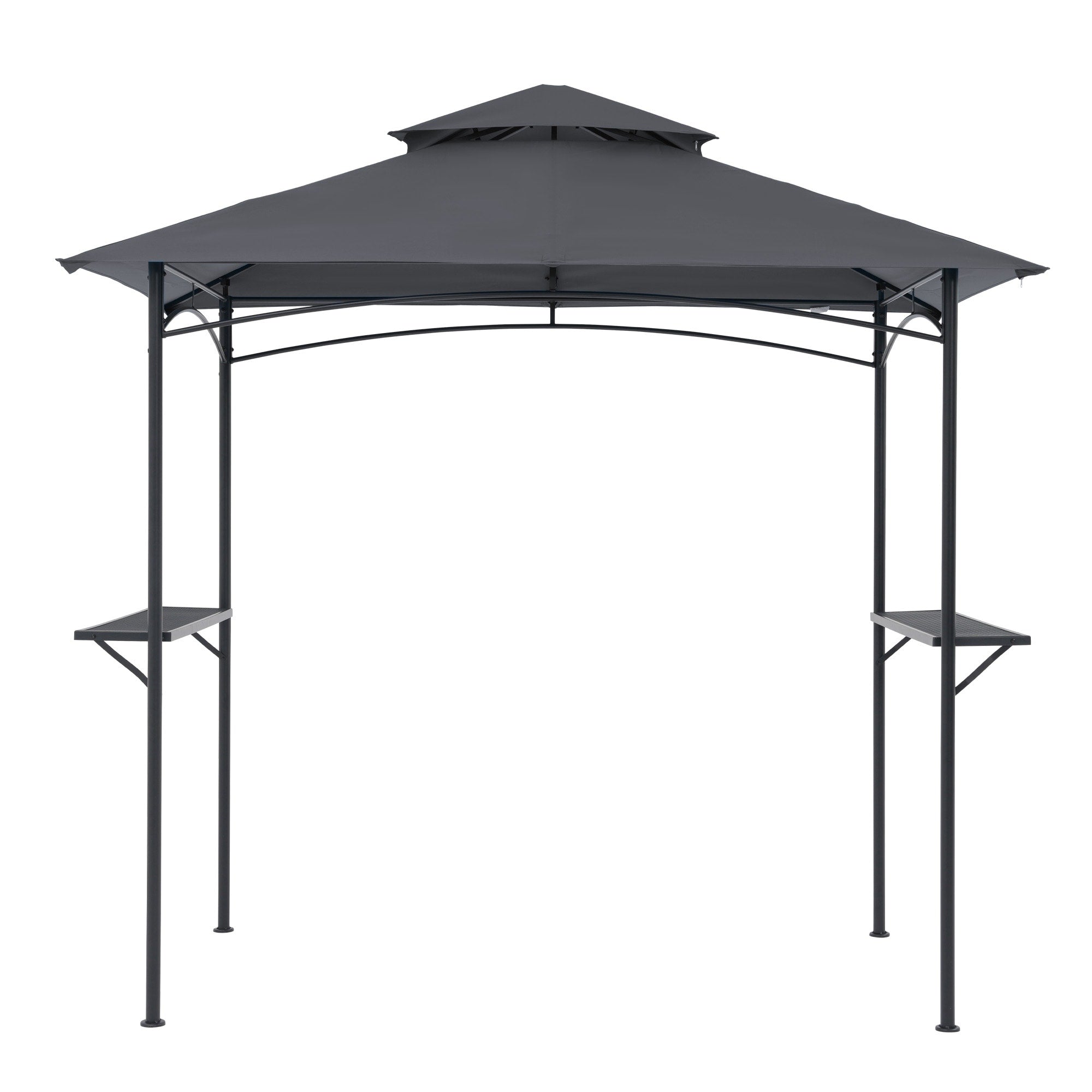 Gazebo d'extérieur étanche à la pluie de 8 pi x 5 pi avec conception ventilée à double couche