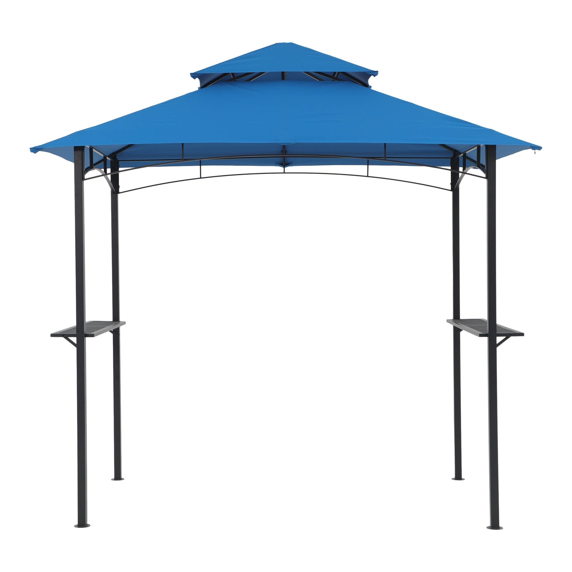 Gazebo d'extérieur étanche à la pluie de 8 pi x 5 pi avec conception ventilée à double couche