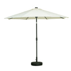 Parasol de patio Ainfox de 10 pieds avec lumières Parasol solaire d'extérieur sans base