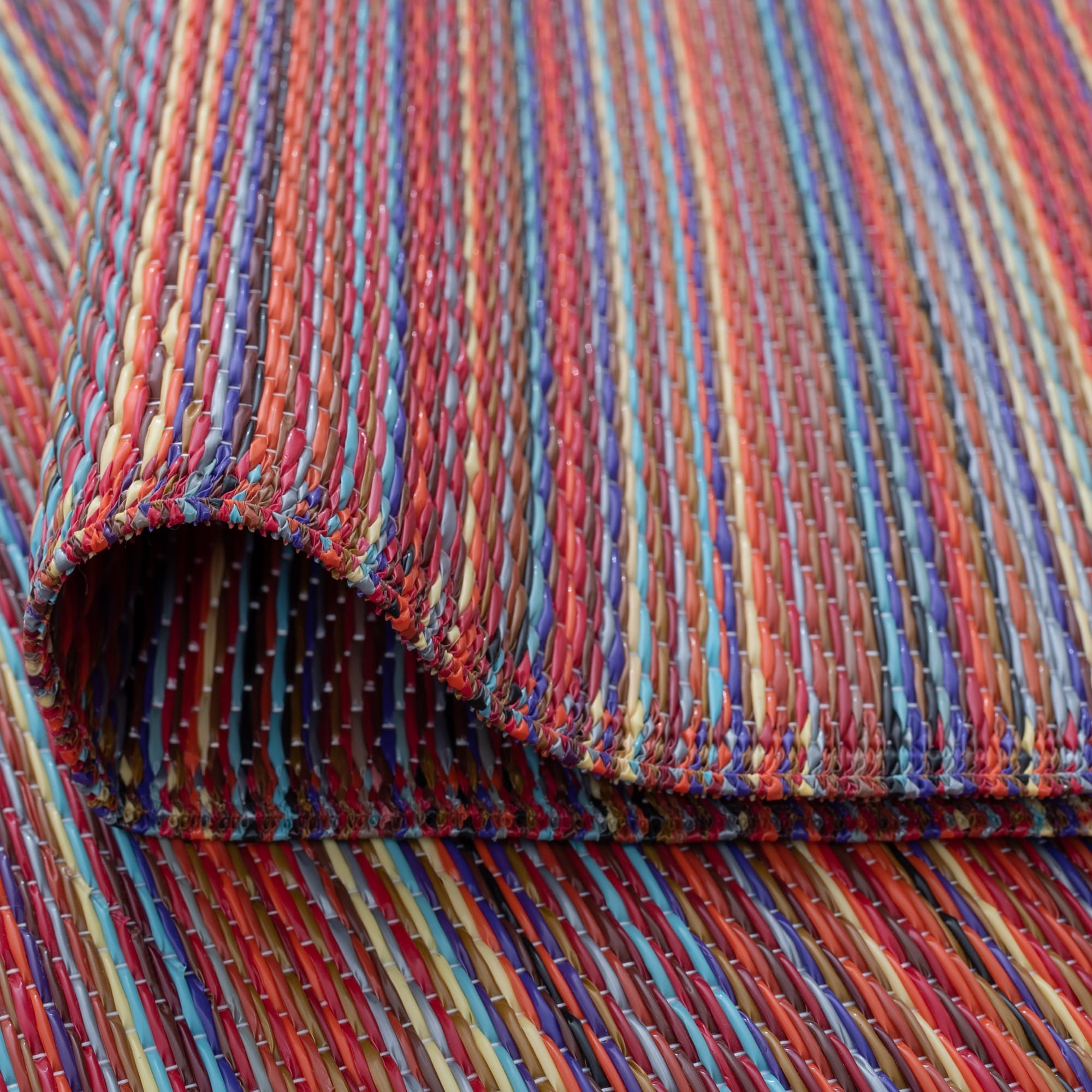 Tapis d'intérieur/extérieur à rayures Sundown Beach