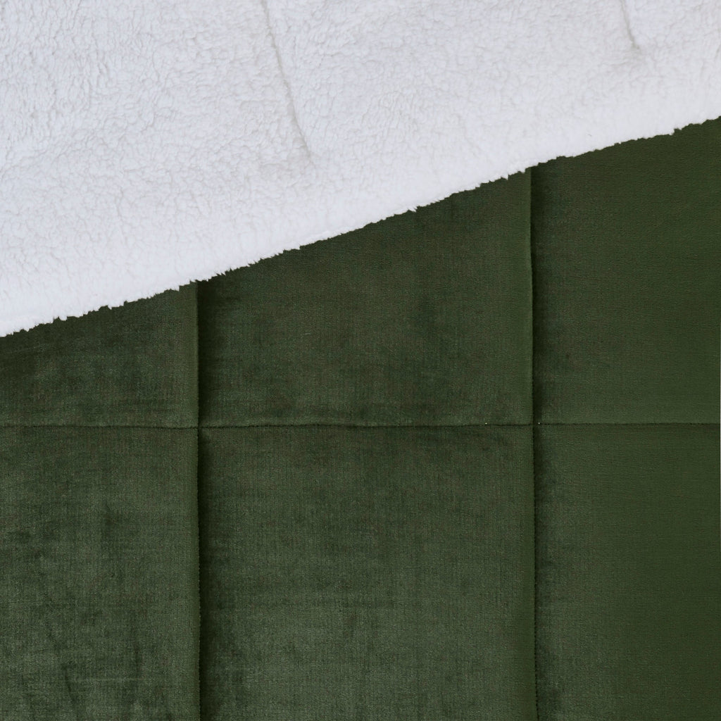 Parure de couette Woolrich Alton en duvet synthétique et sherpa