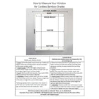 Stores Arlo sans fil en bambou Java profond avec système de levage, hauteur de 60 pouces