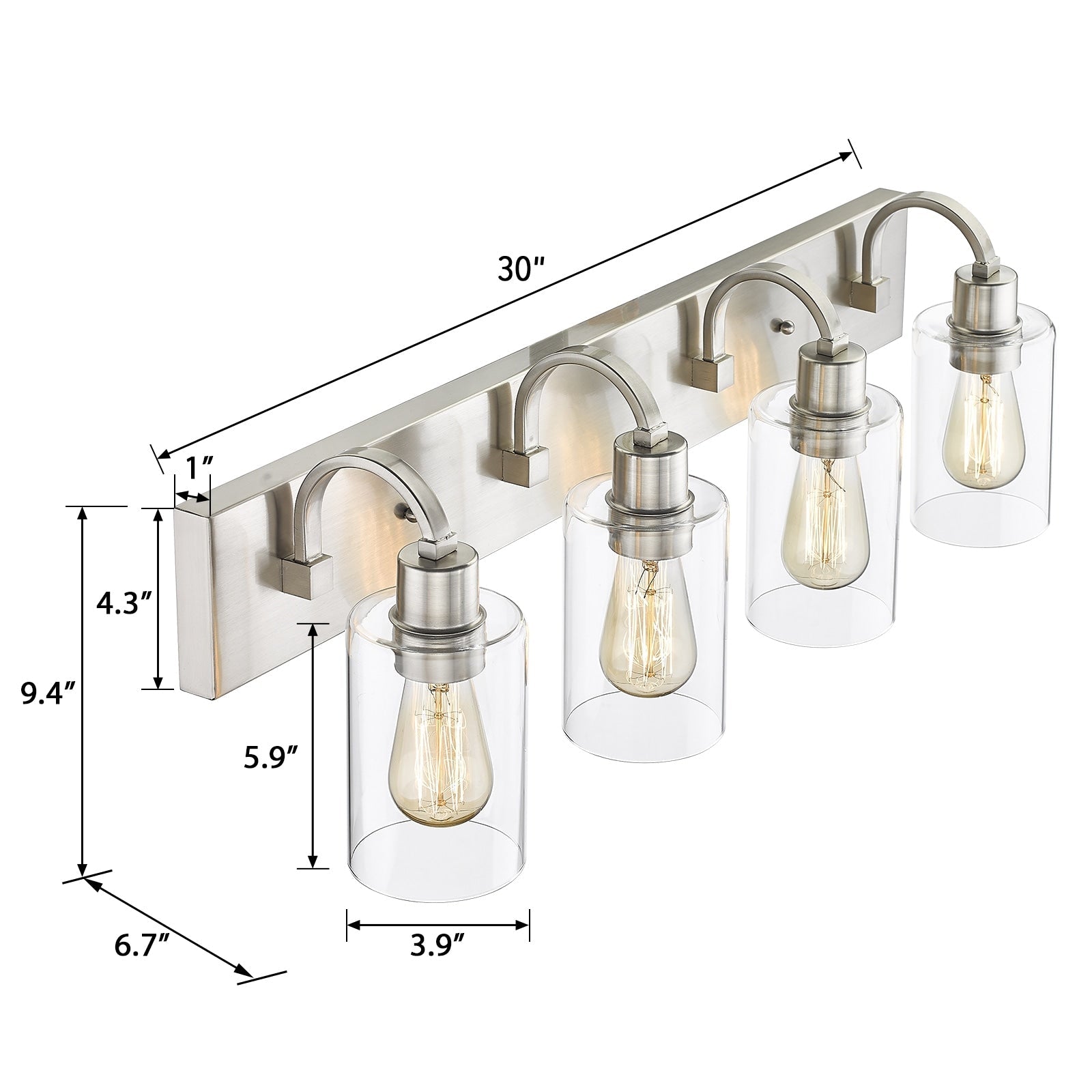 Applique murale style ferme pour salle de bain