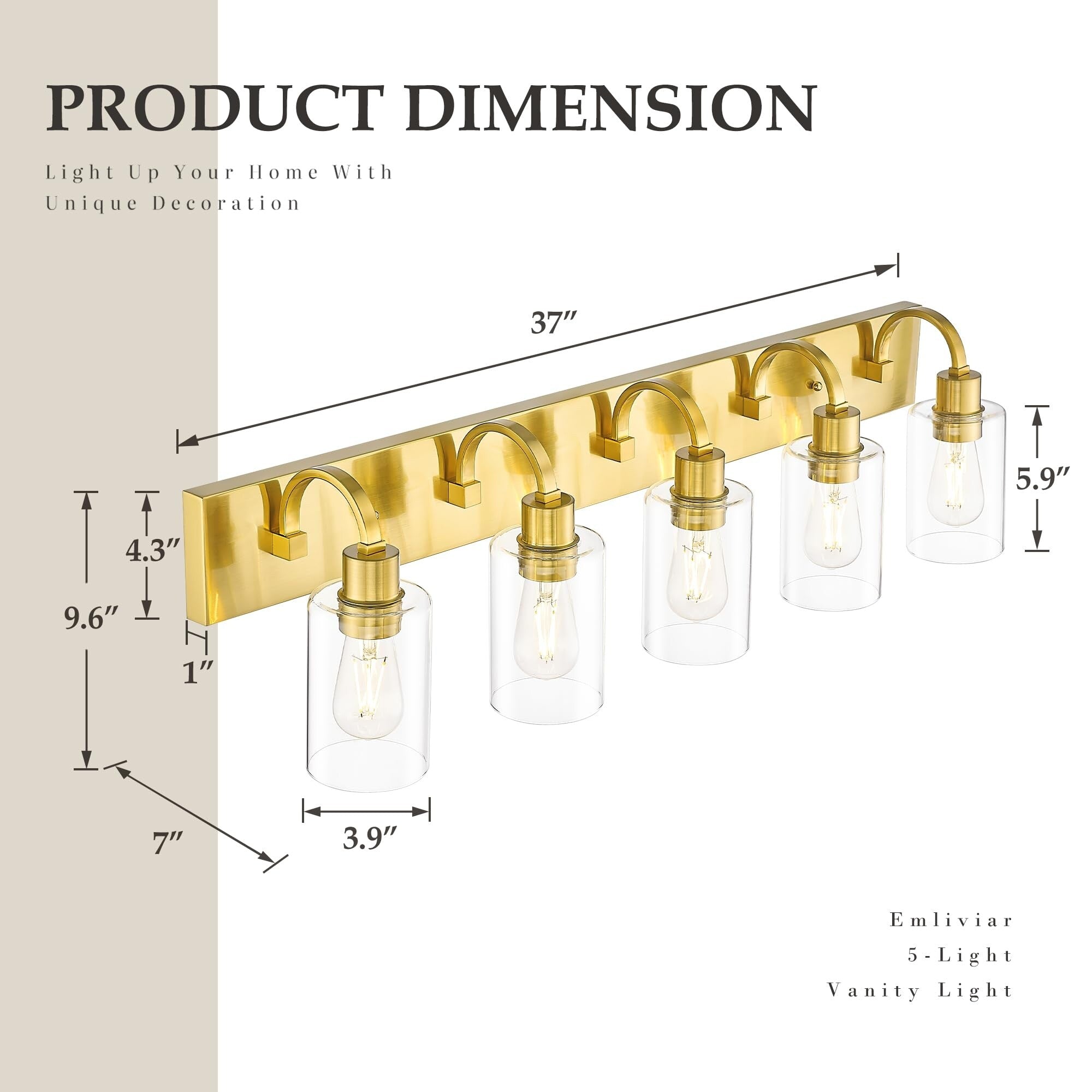 Applique murale style ferme pour salle de bain