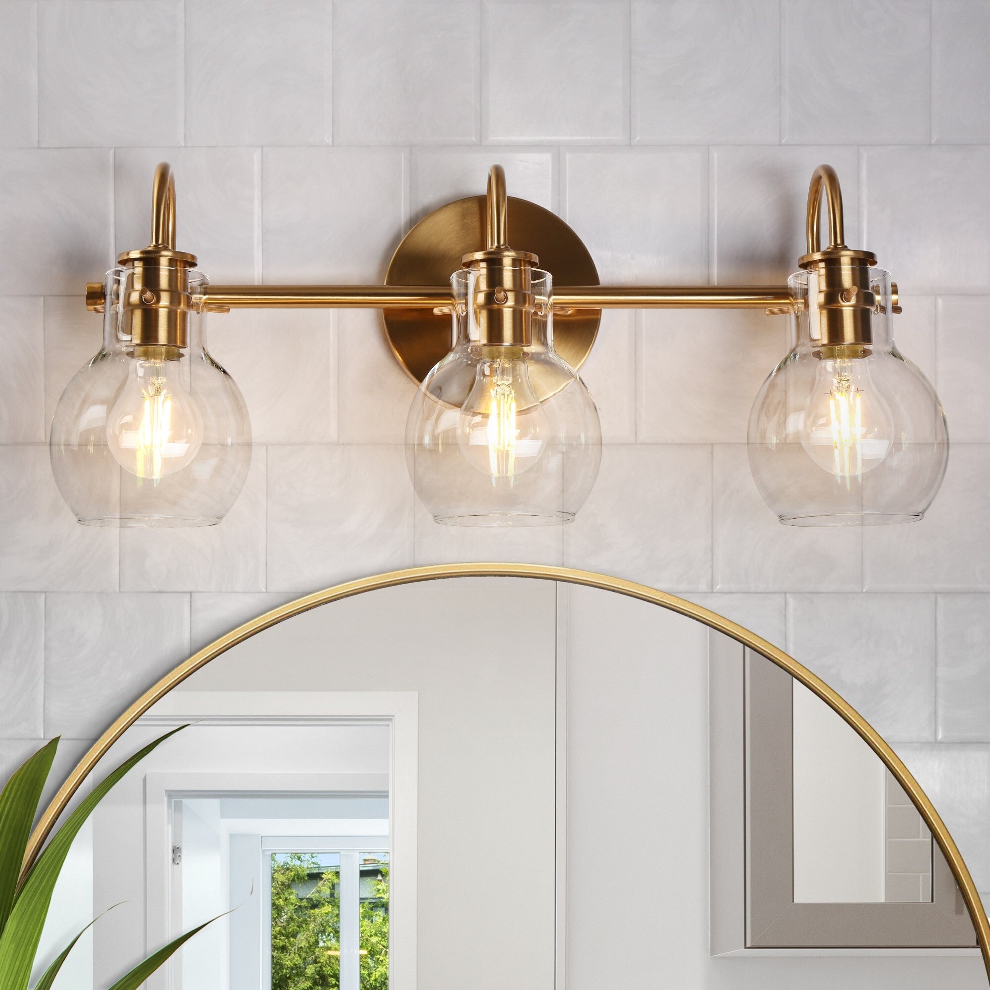 Applique murale moderne à 2, 3, 4 ou 5 lampes pour salle de bain, design minimaliste, en verre