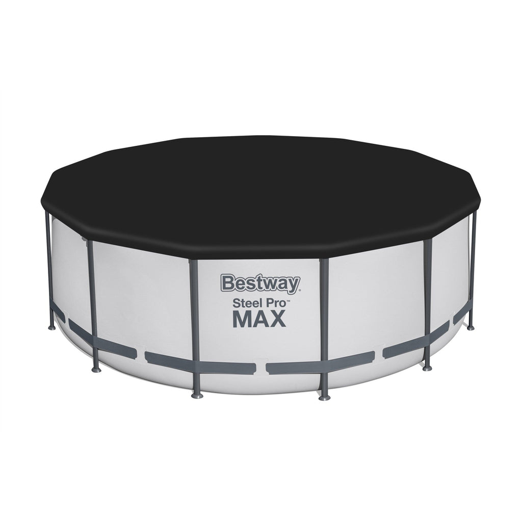 Piscine hors sol ronde Bestway Steel Pro MAX avec pompe et couverture