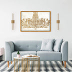 Applique murale linéaire moderne à 1 ampoule, noire/dorée/nickel, à LED, à intensité variable, pour salle de bain