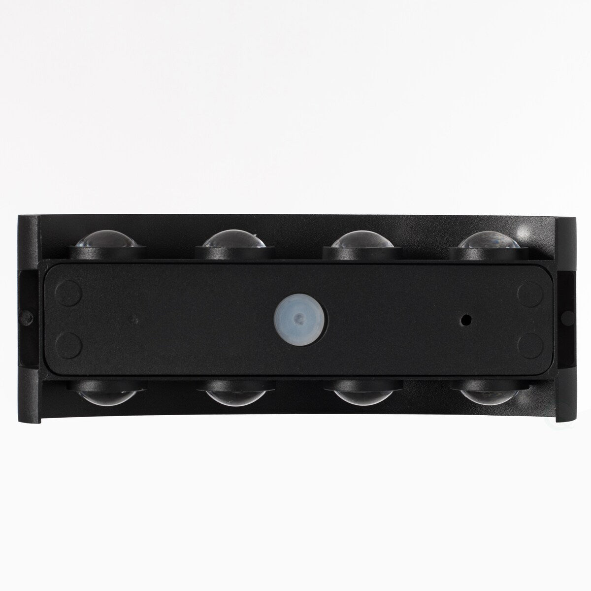 Applique murale décorative contemporaine noire en aluminium étanche pour l'intérieur et l'extérieur, 8 W, blanc froid 4 000 K