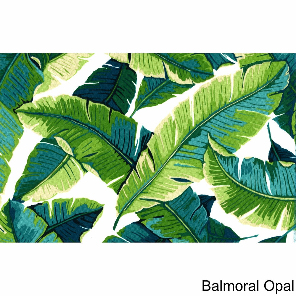 Ensemble de 3 coussins de canapé d'intérieur/extérieur capitonnés à dossier arrondi - 19 x 19