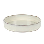 Service de table Bloomhouse Santorini Mist, 16 pièces, assiettes et bols doubles en terre cuite avec glaçure réactive