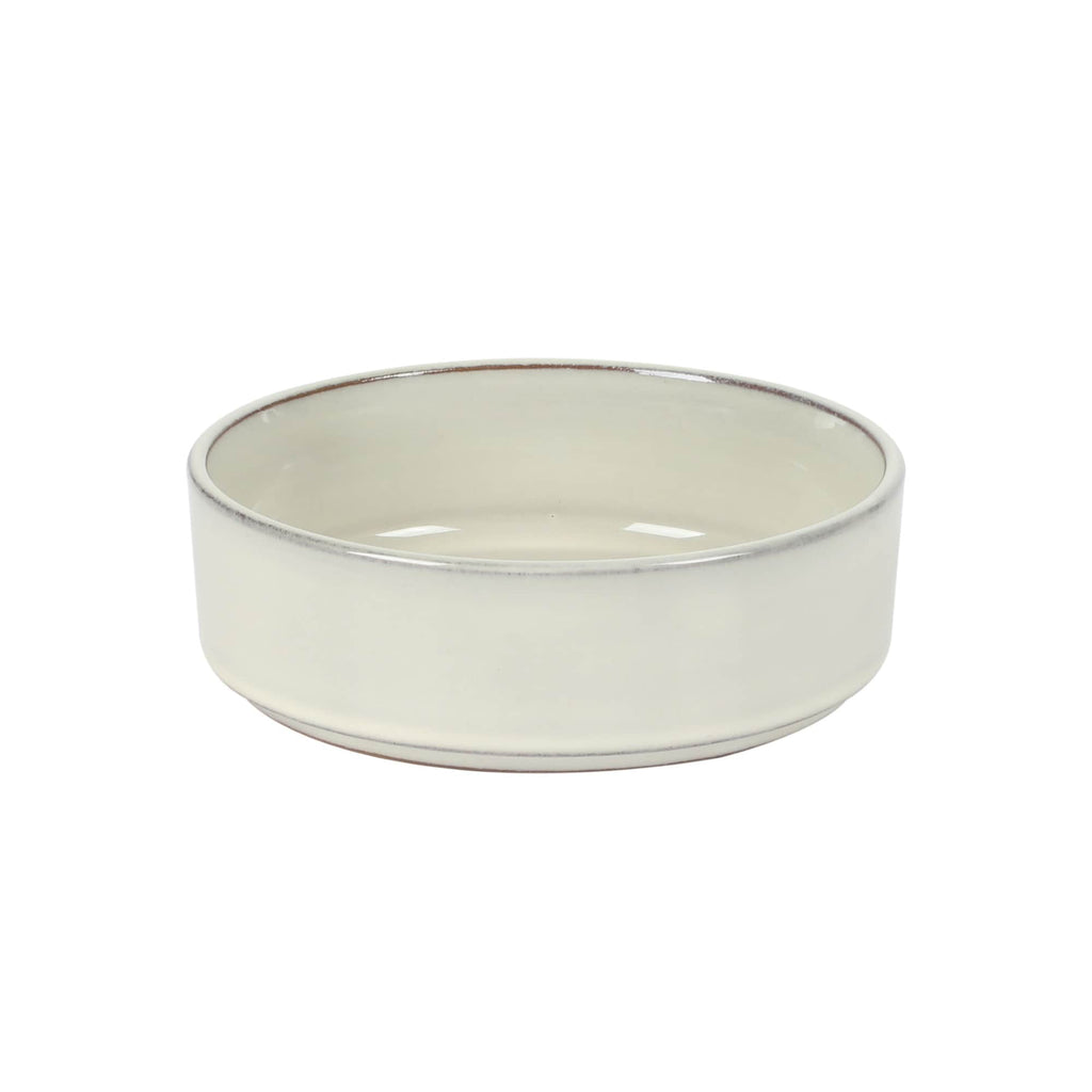 Service de table Bloomhouse Santorini Mist, 16 pièces, assiettes et bols doubles en terre cuite avec glaçure réactive