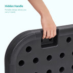 Support de parasol déporté Bonosuki 4 pièces avec base en porte-à-faux, 176 lb - 40,9 x 40,9