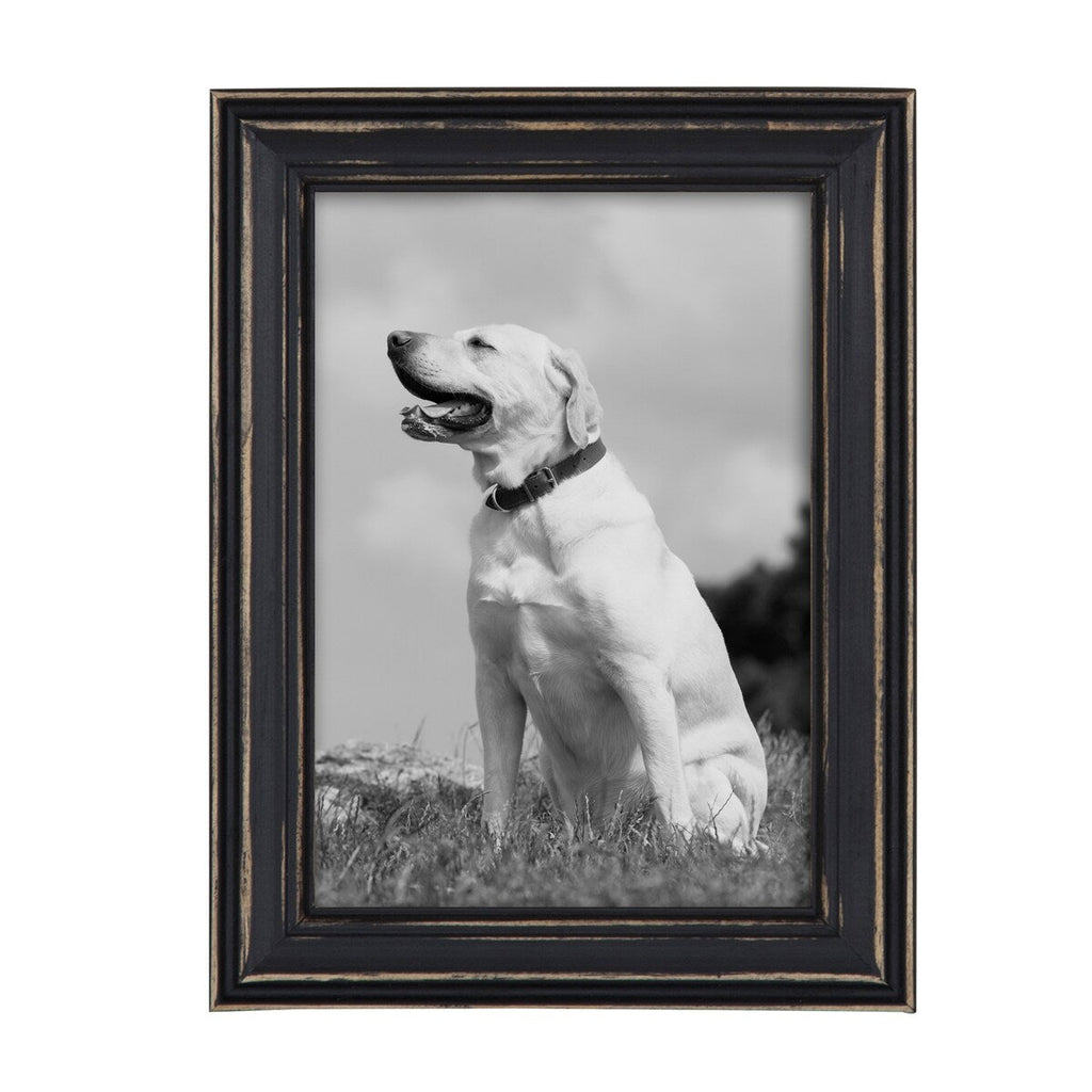 Ensemble de 10 cadres photo muraux en bois Kate and Laurel Bordeaux