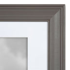 Ensemble de 10 cadres photo muraux en bois Kate and Laurel Bordeaux