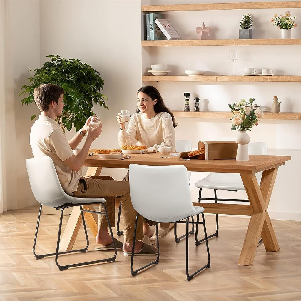 Tabourets de bar Bossin 18/26/30 pouces, tabourets de bar à hauteur de comptoir avec dossier, tabourets modernes en cuir PU, chaise de salle à manger avec repose-pieds