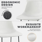 Tabourets de bar Bossin 18/26/30 pouces, tabourets de bar à hauteur de comptoir avec dossier, tabourets modernes en cuir PU, chaise de salle à manger avec repose-pieds