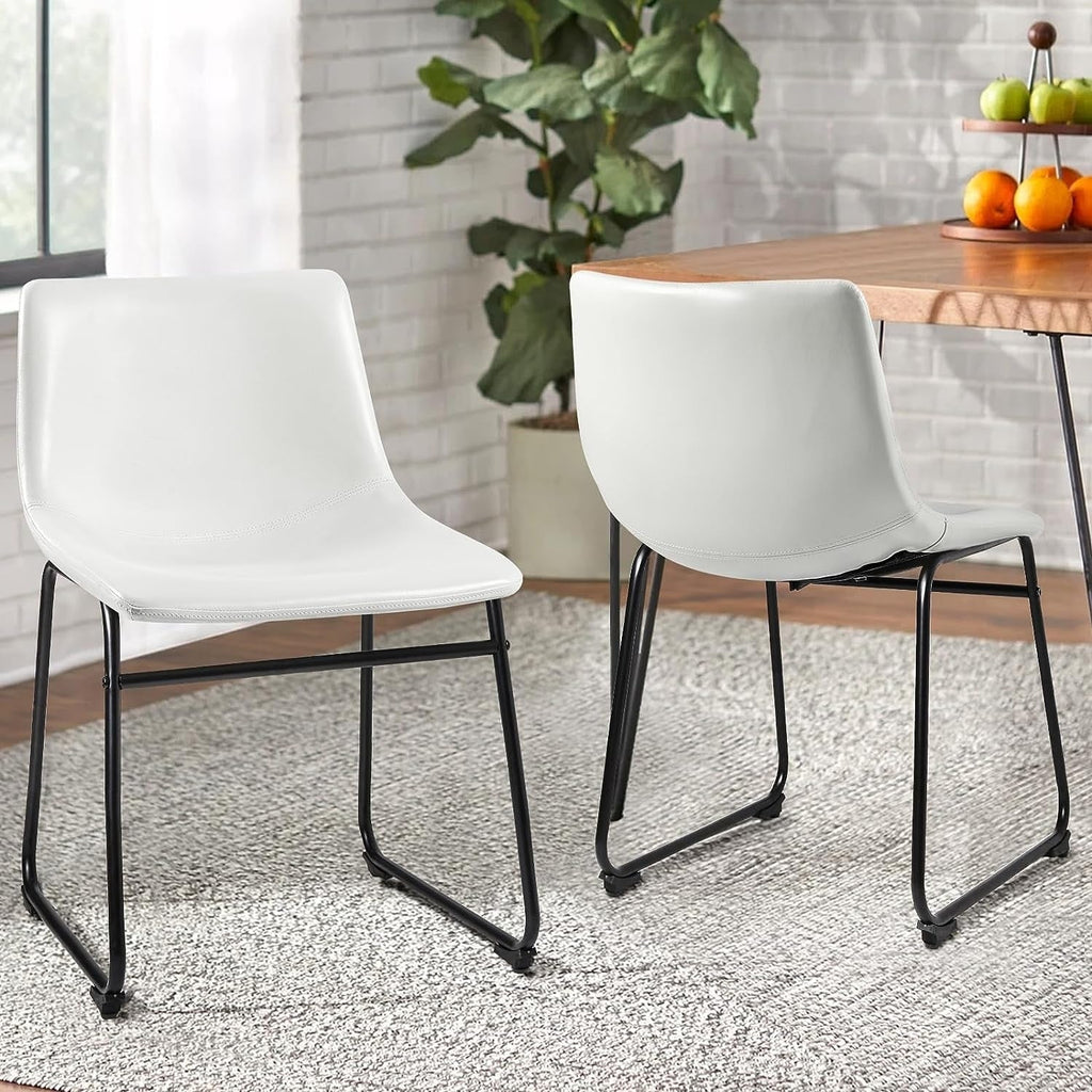 Tabourets de bar Bossin 18/26/30 pouces, tabourets de bar à hauteur de comptoir avec dossier, tabourets modernes en cuir PU, chaise de salle à manger avec repose-pieds