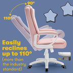 Chaise de bureau Bossin Big and Tall, chaise de direction à dossier haut, chaise de direction ergonomique réglable en cuir, 400 lb