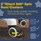 Chaise de bureau Bossin Big and Tall, chaise de direction à dossier haut, chaise de direction ergonomique réglable en cuir, 400 lb