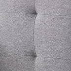 Tête de lit capitonnée ajustable carrée et losange Brookside Kaylee