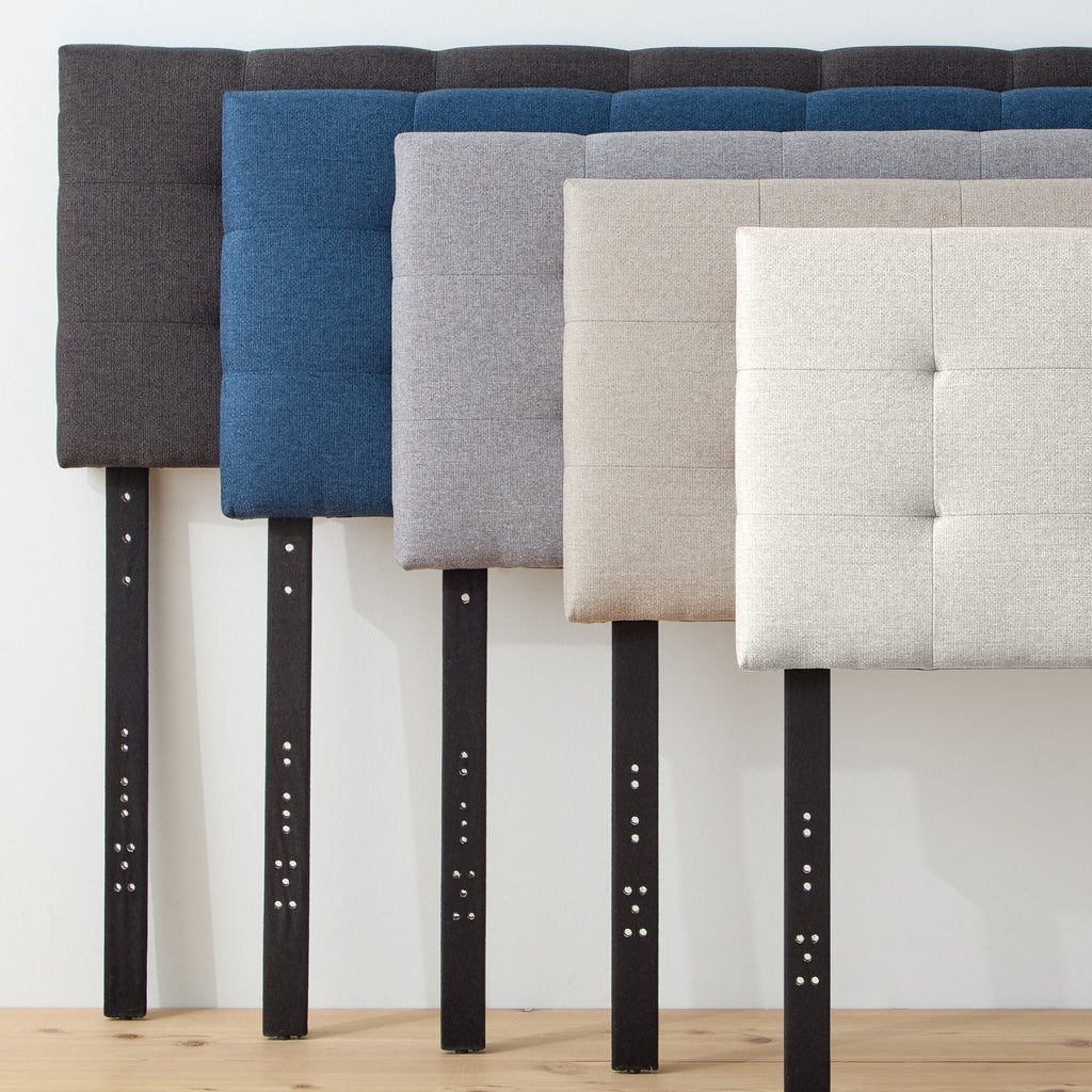 Tête de lit capitonnée ajustable carrée et losange Brookside Kaylee