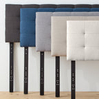 Tête de lit capitonnée ajustable carrée et losange Brookside Kaylee