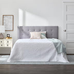 Tête de lit capitonnée ajustable carrée et losange Brookside Kaylee