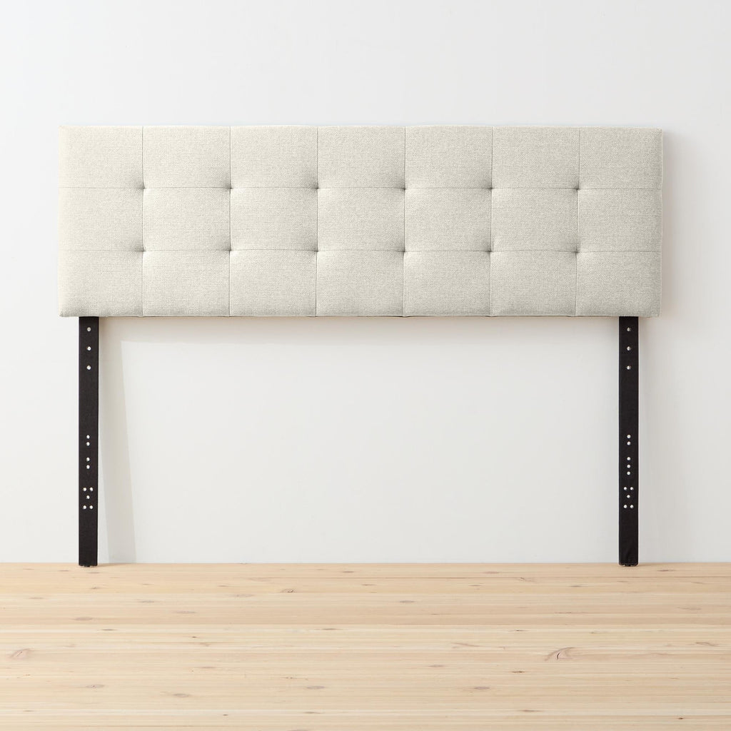 Tête de lit capitonnée ajustable carrée et losange Brookside Kaylee