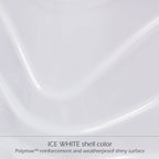 Maillot Buenospa 6 - Personne 46 - Spa à jets, blanc glacé, gris avec ozone et lumières LED