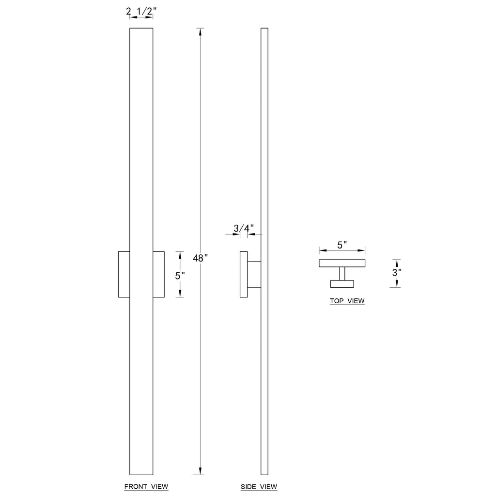 Applique murale d'extérieur à 2 lumières C Cattleya en aluminium noir mat à LED