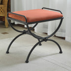Tabouret de coiffeuse Cambridge Iron avec coussin