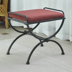Tabouret de coiffeuse Cambridge Iron avec coussin