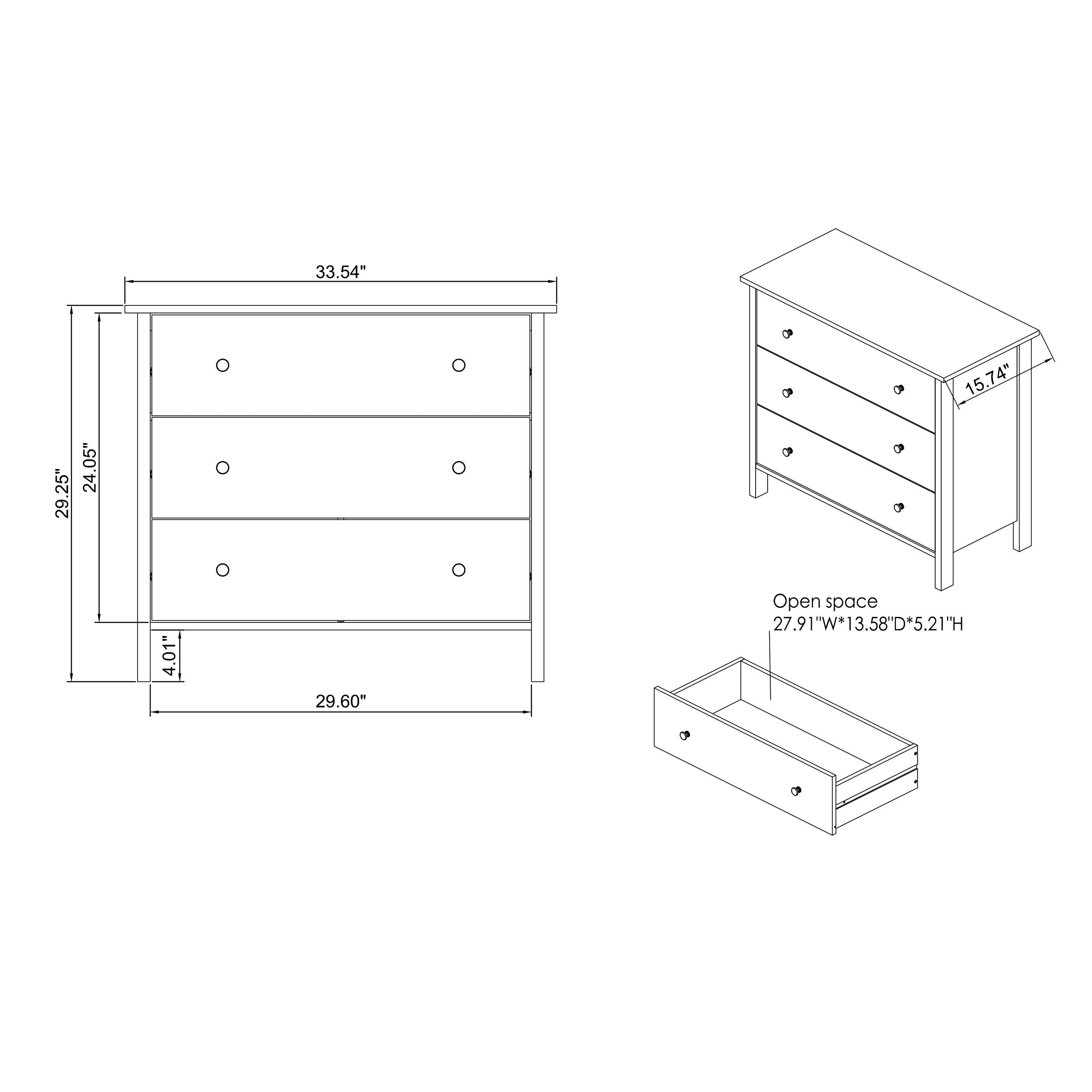 Commode de rangement rustique en noyer Mulgrew par Carbon Loft
