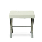 Banc de toilette Carolina Living Elisabetta - Blanc/Chrome