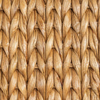 Happimess Bac de rangement sous le lit en jacinthe/bois avec roulettes et poignées