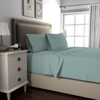 Parure de draps infroissables en mélange de coton de luxe Color Sense 800 fils