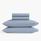 Parure de draps infroissables en mélange de coton de luxe Color Sense 800 fils