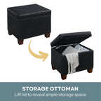 Pouf de rangement Madison de Convenience Concepts