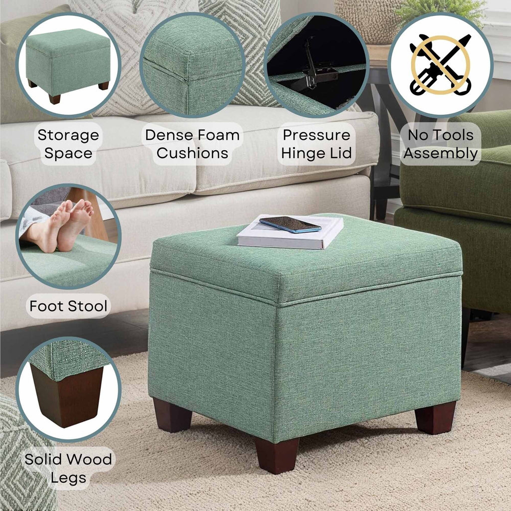 Pouf de rangement Madison de Convenience Concepts