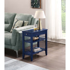 Table d'appoint à 1 tiroir et étagères American Heritage de Convenience Concepts