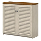 Armoire de rangement Fairview avec portes et étagères par Bush Furniture - 31,73 L x 12,76 l x 30,71 H