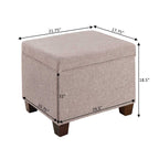 Pouf de rangement Madison de Convenience Concepts
