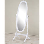 Miroir cheval traditionnel en bois de style Copper Grove Monks Hood de Roundhill Furniture